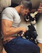 A Man &Amp;Amp;Amp; His Pups...