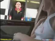 Boobs Flash At Mcdonalds