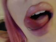 Pierced Tongue And Amazing Dick