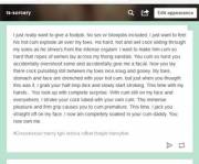 &Amp;Quot;I Just Want To Give A Footjob...&Amp;Quot; - #Crossdressererotica - X/Post ...