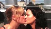 Carla Gugino &Amp;Amp;Amp; Malin Akerman Kissing