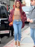 Keke Palmer Seethru Nipples Wears No Bra