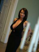 In A Sexy Black Dress