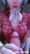 Seductive Cruiser D.va Handjob