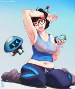 Mei Wet Shirt Edit (Feguimel) [Overwatch]