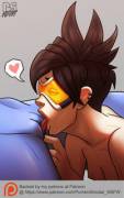 Tracer Eating Out Widowmaker (Pumpkinsinclair) [Fxf]