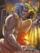 Now Here's A Pairing You Don't See Too Often: Mercy X Reinhardt (Midnightonmars) ...