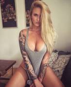 A Beautiful Girl With Awesome Tattoos!