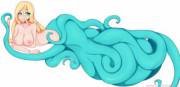 Blue Tentacle Babe