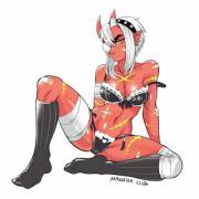 Rex The Oni By Samuelcookdesign.