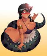 Supple Latin American Lamia By Chacrawarrior.