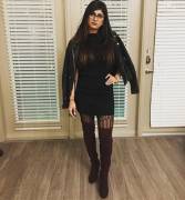 Mia Khalifa Ready For A Night Out (X-Post /R/Modelsgonemild)