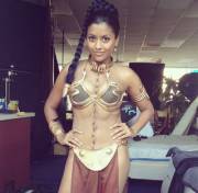 Tiya Sircar (Voice Actress Of Sabine Wren) As Slave Leia