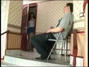 French Daughter Caught Father Jerking Off, And Decided To Help.