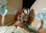 New Corset Came In + 2 Weeks Of Chastity Update!