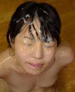 It's Floating Down Her Chest