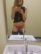 [Selling]Anyone Want To Tuck My Tag In For Me? Red Thong For Sale &Amp;Amp;Lt;3