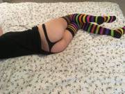 [Selling] Sexy Black Thong Worn By Gaming Cutie, Make Them Yours!