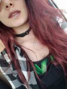 My Collar Makes Me Happy. Also, My Hurr Is Purple:)