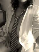 This Is What Happens When He Leaves His Tie Behind! [Banner]