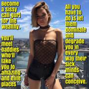 The Only Way You'll Ever Get A Taste Of The Good Life [Oc, Sissy, Prostitution, Submission]