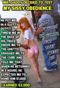 You Always Obey Daddy [Oc, Sissy, Feminization, Bbc, Prostitution, Submission]