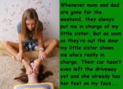 Guess Who's In Charge (Sisters, Alpha Female, Feet)