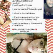 22 Year Old Cum Slut :D My Diamond Package!