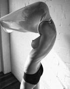 Taking Off Her Shirt