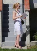 Elle Fanning Candids In La 2017
