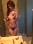 Pulling The Bikini Cup Back