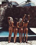 Four Gorgeous Naked Chicks