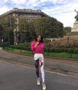 From Her Vacation In Milan, Italy