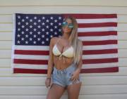 Standing By The Flag