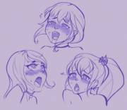 Doodling Faces ♡ [Original]