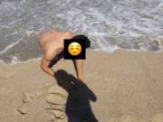 Excited To Be At The Beach.