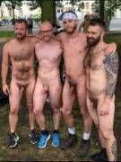 Naked In A Public Park!