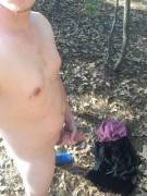 Decided To Get Naked In The Woods Behind A Public Park, Man I Came Quick.