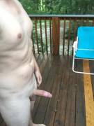 Got Naked On My Deck. Really Want To Get Caught Soon.