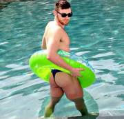 Feeling Cheeky At The Pool