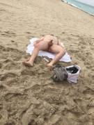 Getting Hard On A Nude Beach (First Time!)