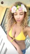 Yellow Bikini Tinashe