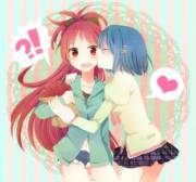 A Kiss On The Cheek [Madoka Magica]