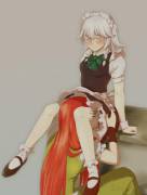 Eagerly Getting Her Off