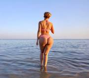 Amy Jackson In Pink Bikini