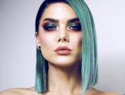 Blue Hair And Piercings