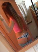 Pulling Down Her Jeans