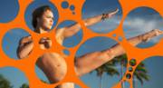 Ronda Rousey Doing Yoga Naked At The Beach