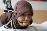 Arab Girl Gagged