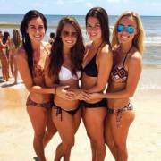 Four Friends At The Beach